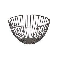 Black Round Wire Basket